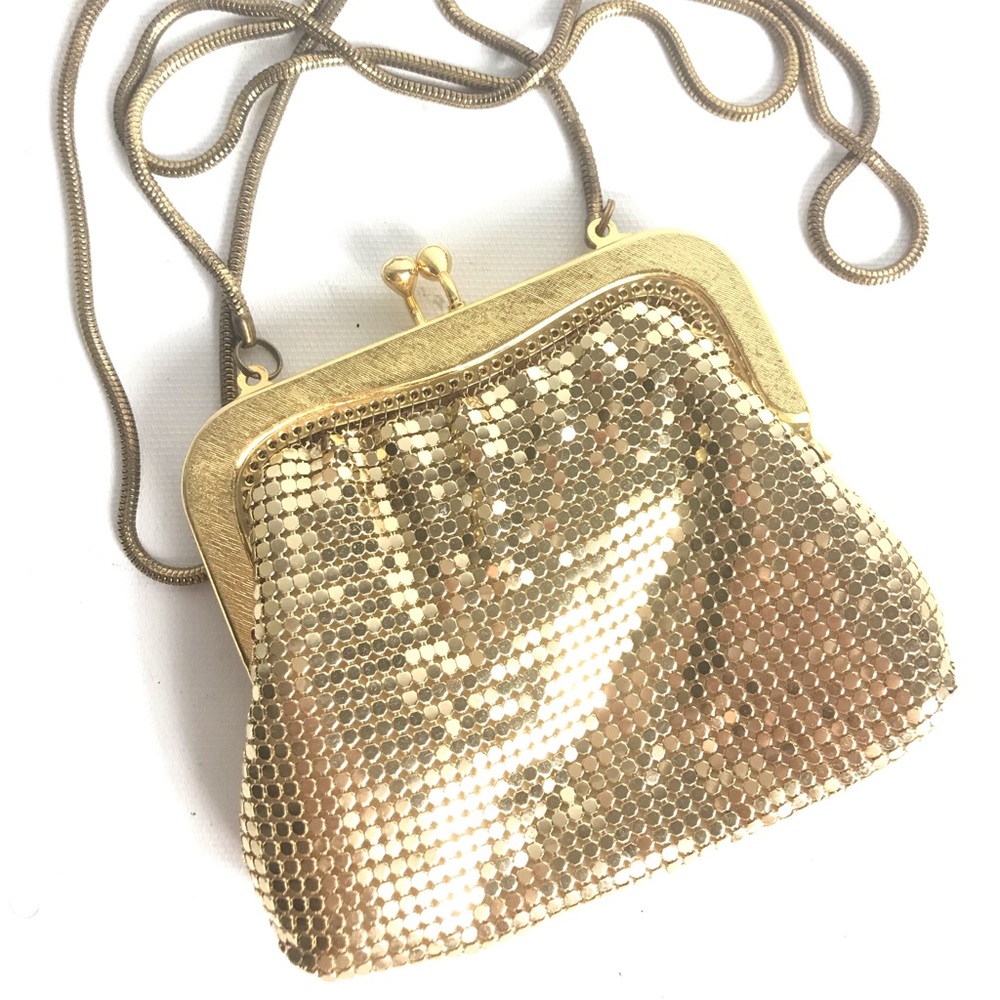 Amanda Smith mesh gold evening Shoulder Bag